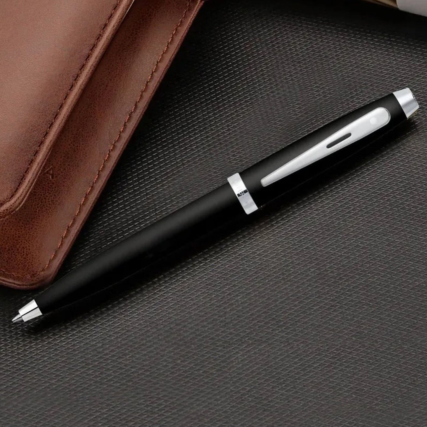 Sheaffer 100 Matte Black CT Ballpoint Pen A9317