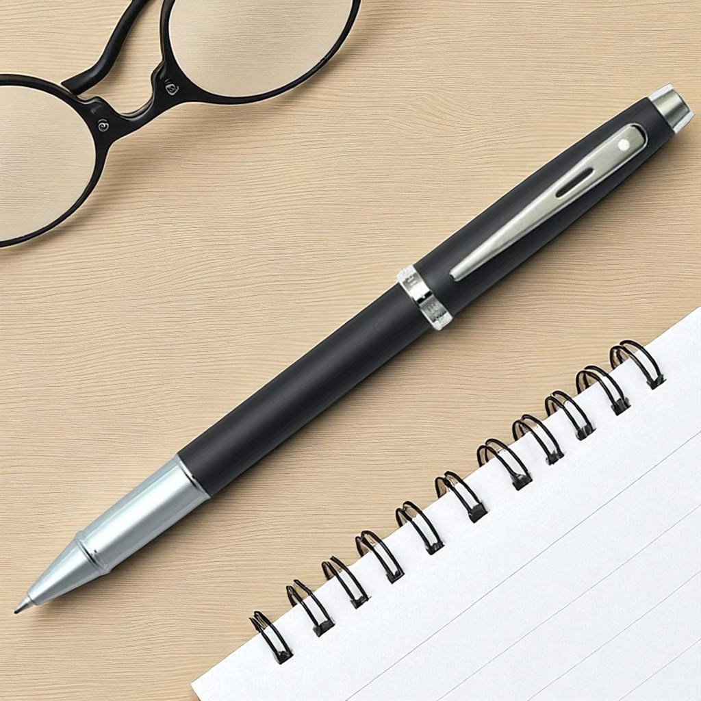 Sheaffer 100 Matte Black CT Roller Ball Pen A9317