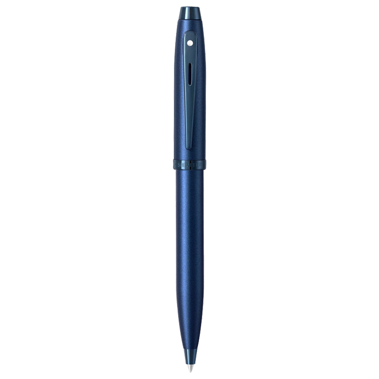 Sheaffer 100 Satin Blue PVD Ballpoint Pen A9371