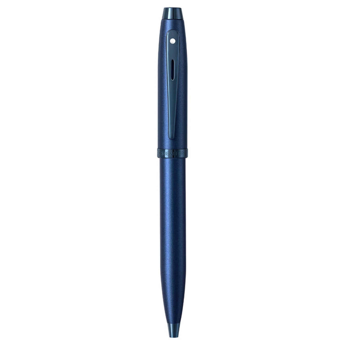 Sheaffer 100 Satin Blue PVD Ballpoint Pen A9371