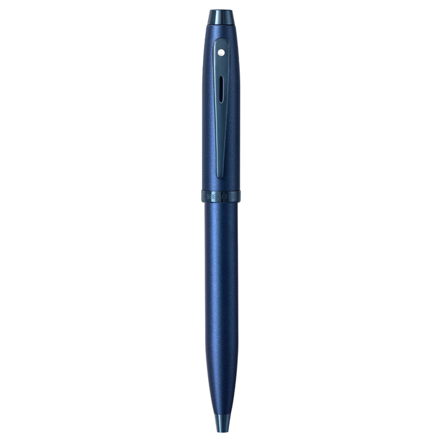 Sheaffer 100 Satin Blue PVD Ballpoint Pen A9371