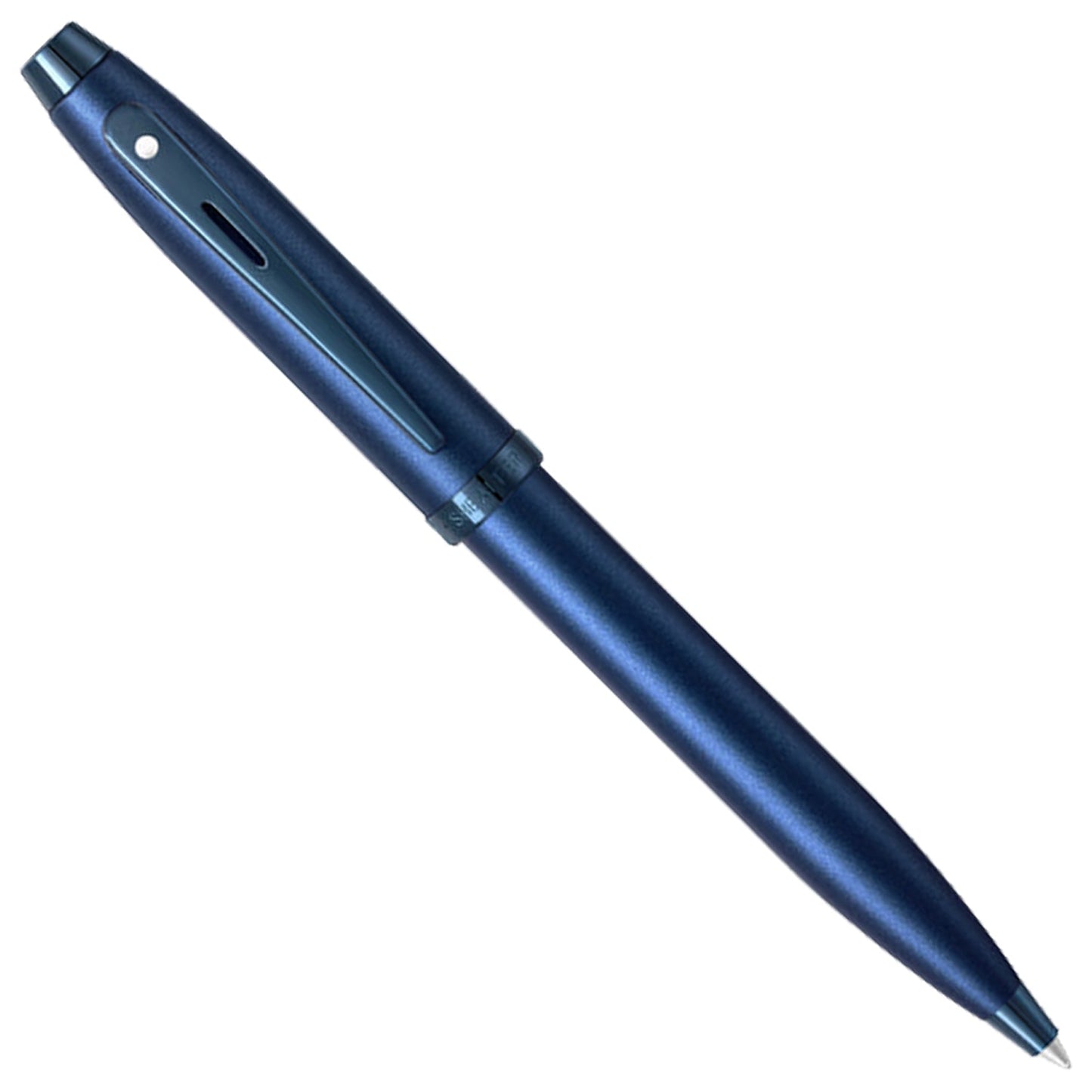 Sheaffer 100 Satin Blue PVD Ballpoint Pen A9371
