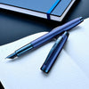Sheaffer 100 Satin Blue PVD Fountain Pen