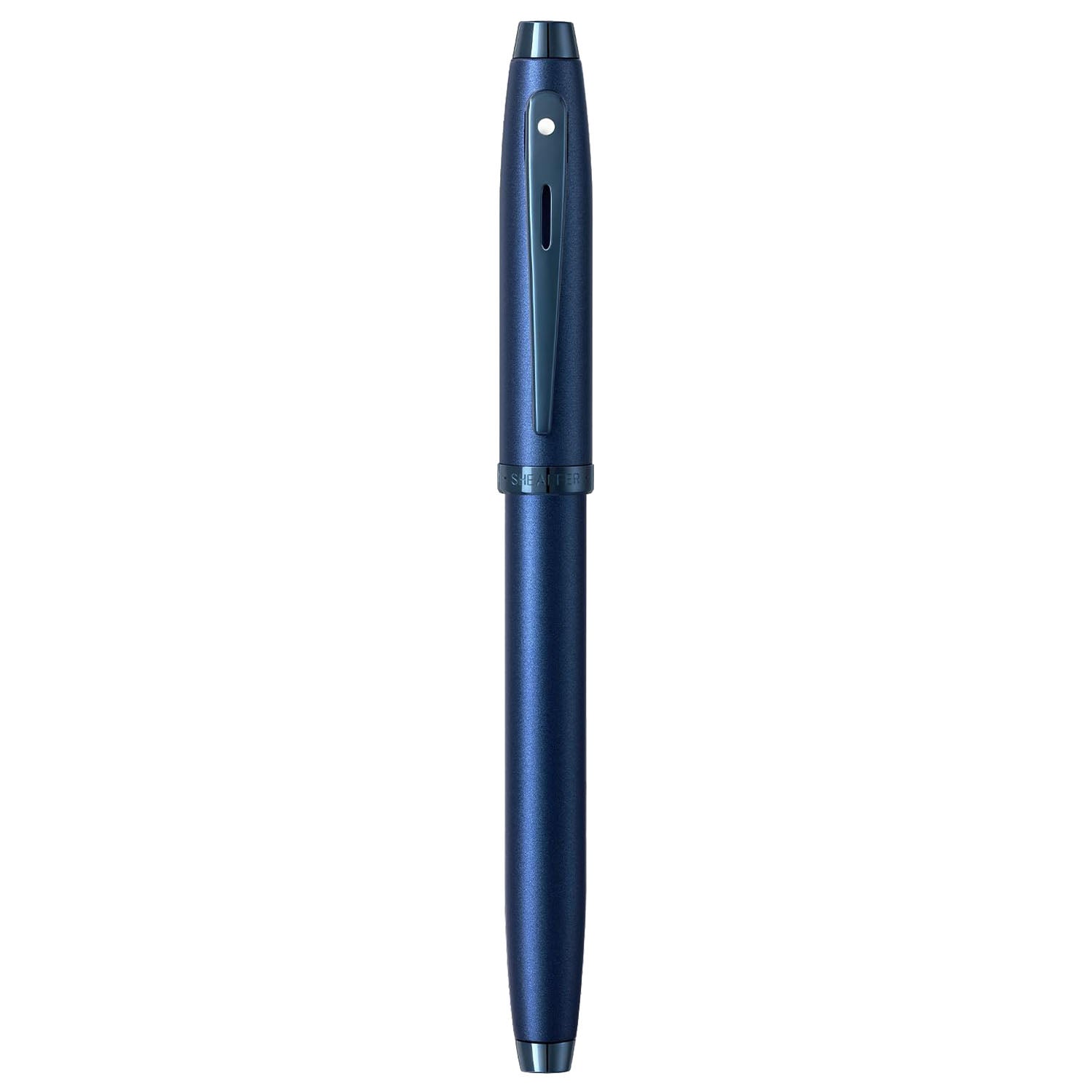 Sheaffer 100 Satin Blue PVD Fountain Pen