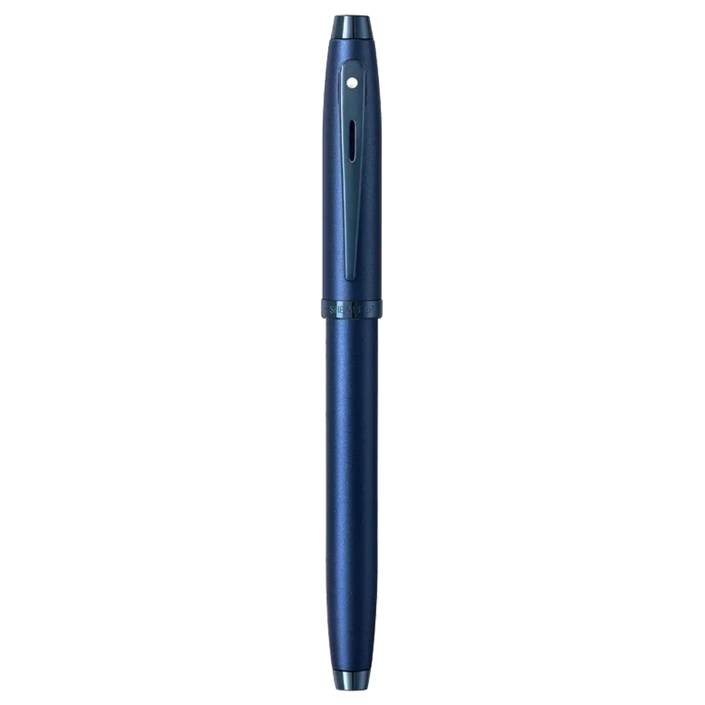 Sheaffer 100 Satin Blue PVD Roller Ball Pen A9371