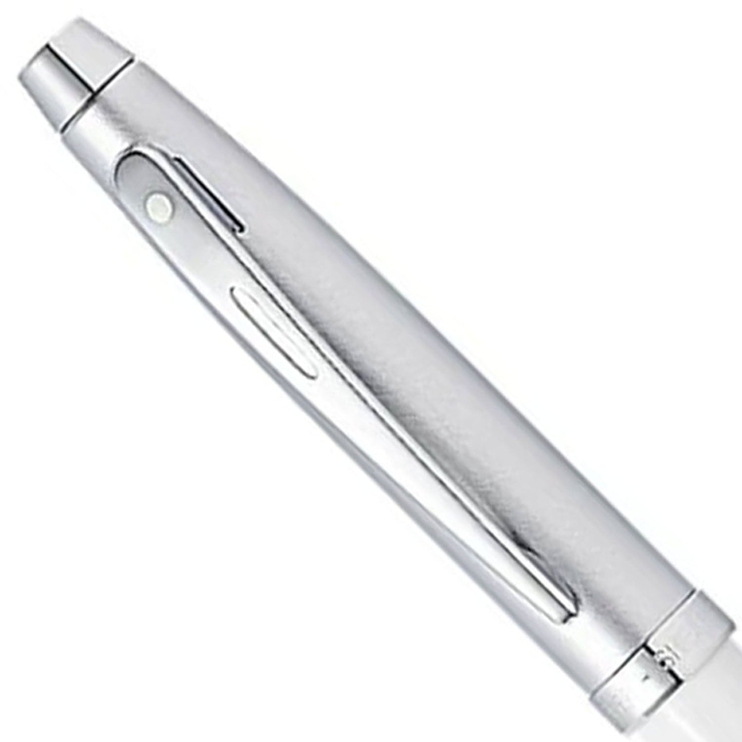 Sheaffer 100 White/Brushed Chrome CT Ballpoint Pen A9324