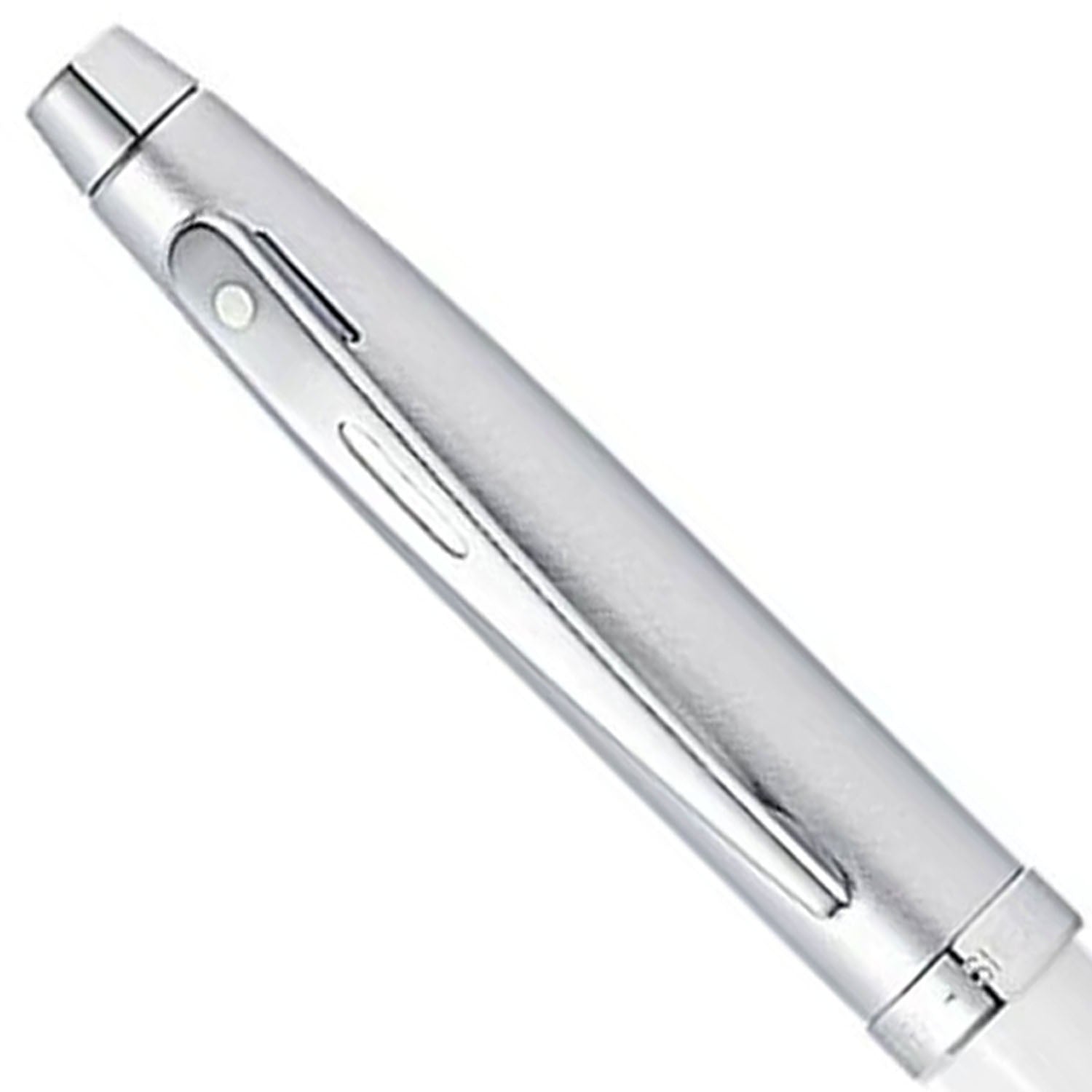 Sheaffer 100 White/Brushed Chrome CT Ballpoint Pen A9324