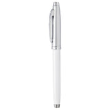 Sheaffer 100 White/Brushed Chrome CT Roller Ball Pen A9324