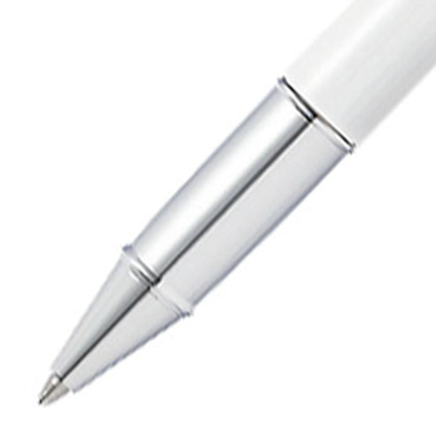 Sheaffer 100 White/Brushed Chrome CT Roller Ball Pen A9324
