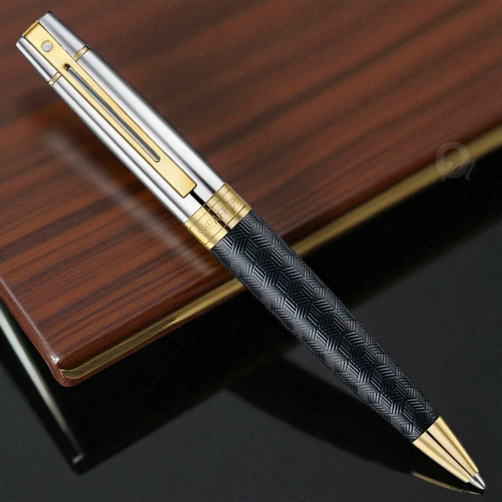 Sheaffer 300 Black/Chrome GT Ballpoint Pen E9347