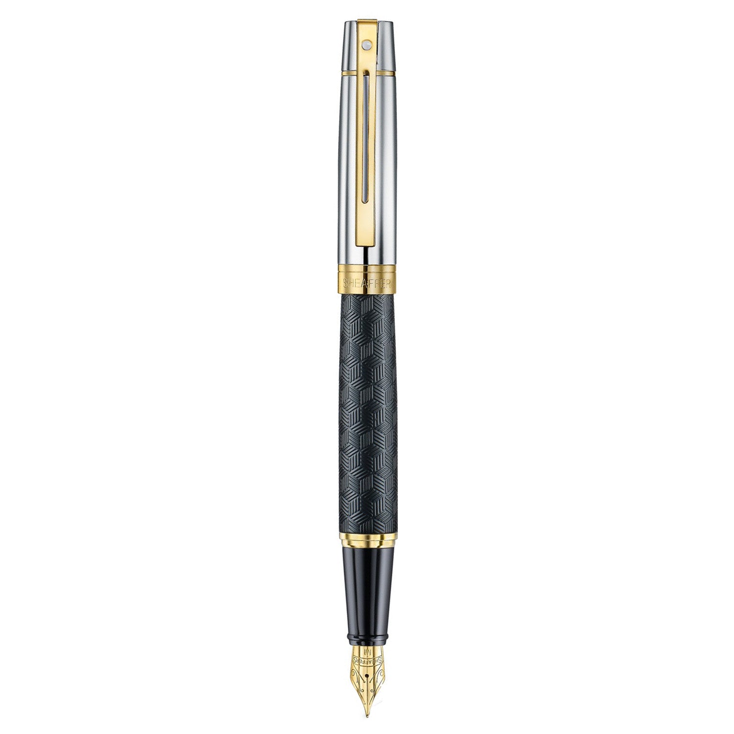 Sheaffer 300 Engraved Matte Black GT Fountain Pen