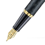 Sheaffer 300 Engraved Matte Black GT Fountain Pen