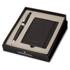 Sheaffer 300 Glossy Black CT Ballpoint Pen + Credit Card Holder Gift Set G9312