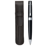 Sheaffer 300 Glossy Black CT Ballpoint Pen + Pen Pouch Gift Set G9312