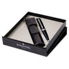 Sheaffer 300 Glossy Black CT Ballpoint Pen + Pen Pouch Gift Set G9312