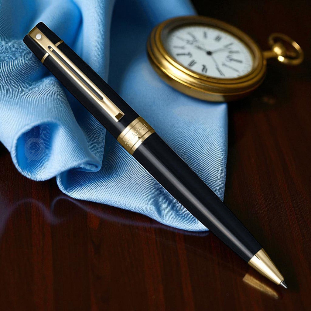 Sheaffer 300 Glossy Black GT Ballpoint Pen A9325
