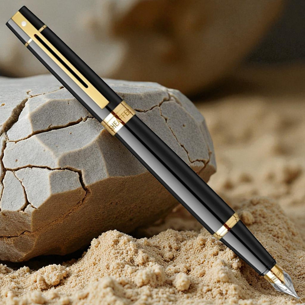 Sheaffer 300 Glossy Black GT Fountain Pen