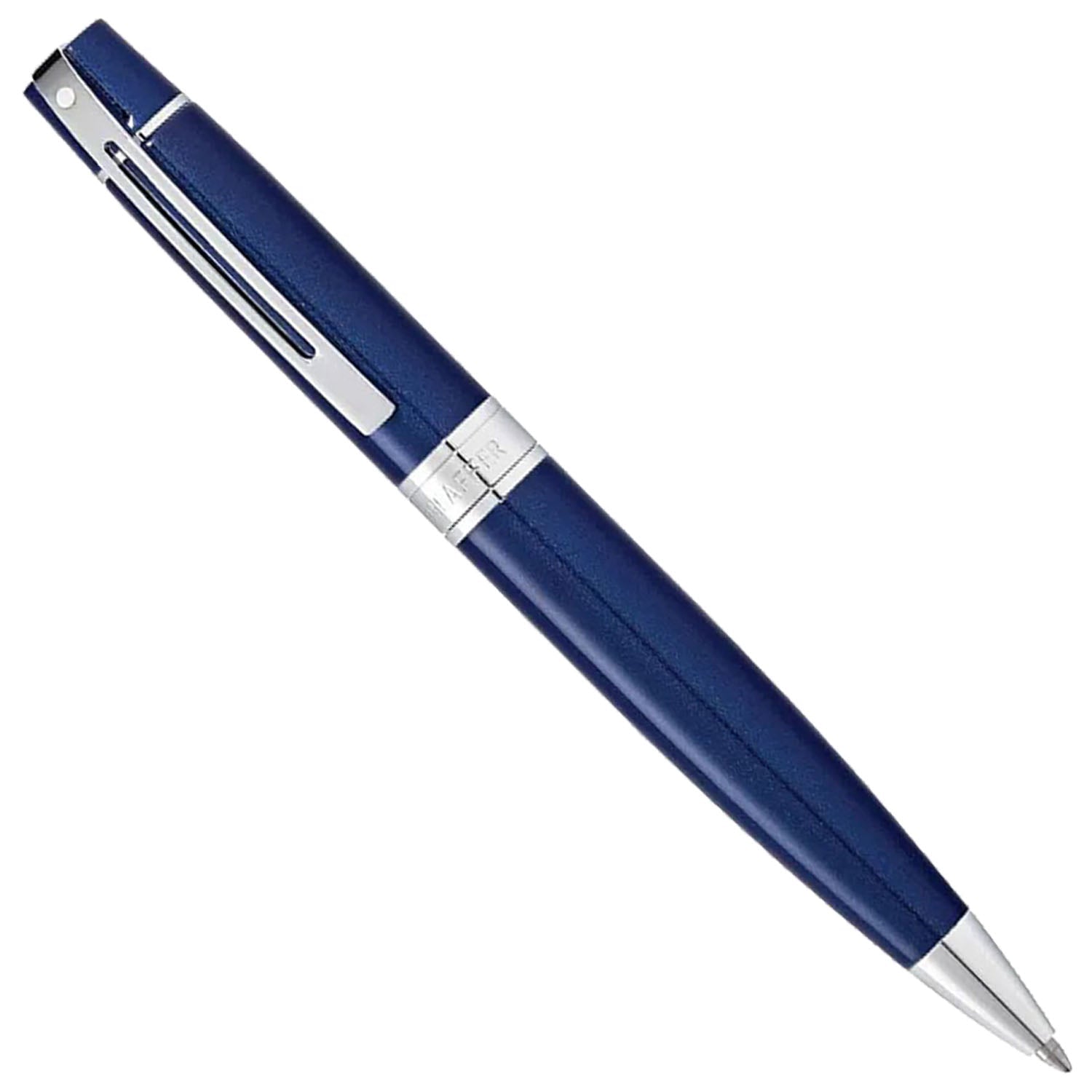 Sheaffer 300 Glossy Blue CT Ballpoint Pen A9341