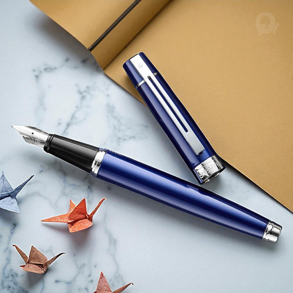 Sheaffer 300 Glossy Blue CT Fountain Pen