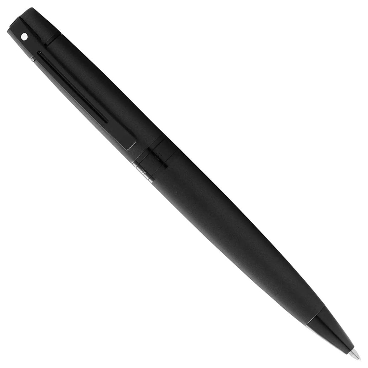 Sheaffer 300 Matte Black PVD Ballpoint Pen + Business Card Holder Gift Set G9343