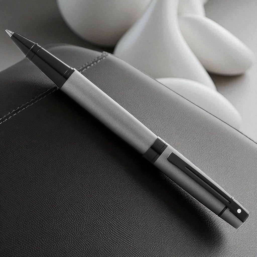 Sheaffer 300 Matte Grey PVD Roller Ball Pen A9345