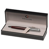 Sheaffer 500 Translucent Red/Chrome CT Ballpoint Pen A9336