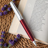 Sheaffer 500 Translucent Red/Chrome CT Ballpoint Pen A9336