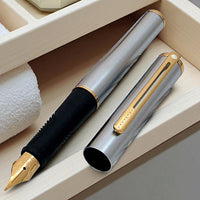 Compact Brushed Chrome