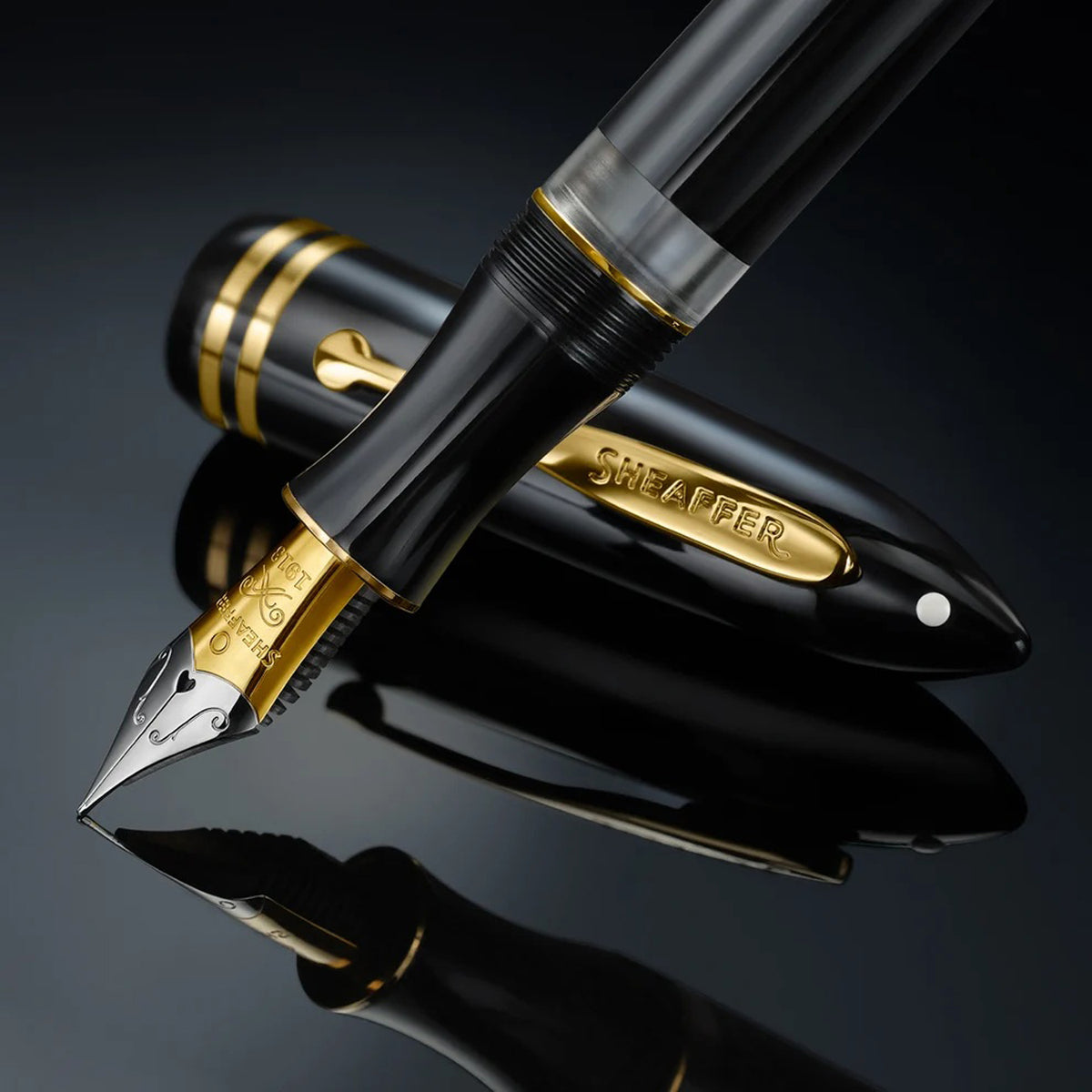 Sheaffer Balance III Glossy Black GT Fountain Pen