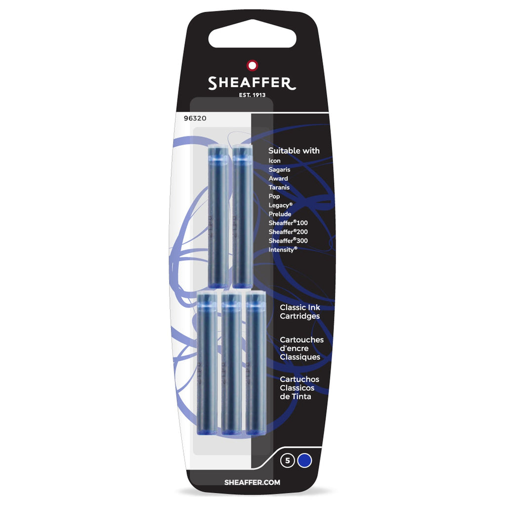 Sheaffer Classic Ink Cartridge (Blue - Pack of 5) 96320