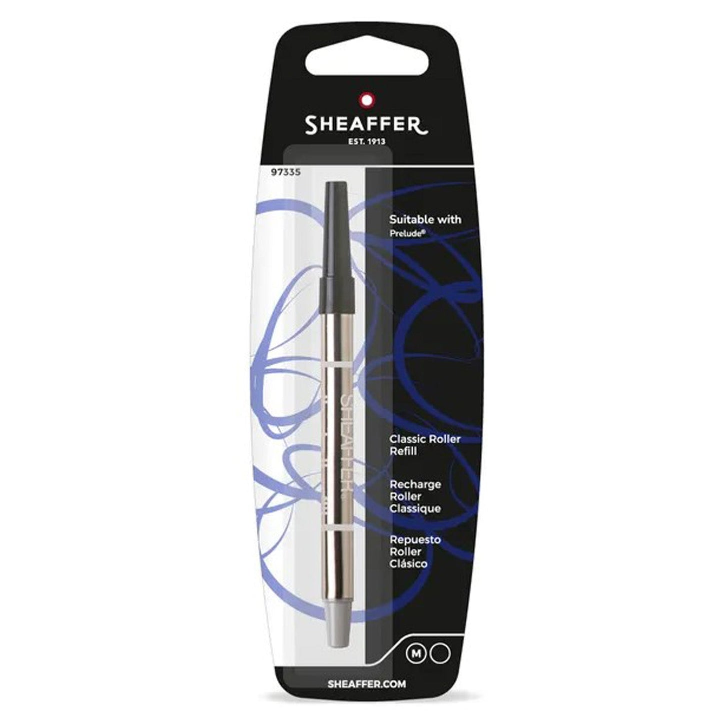 Sheaffer Classic Roller Ball Pen Refill (Black - M) 97335