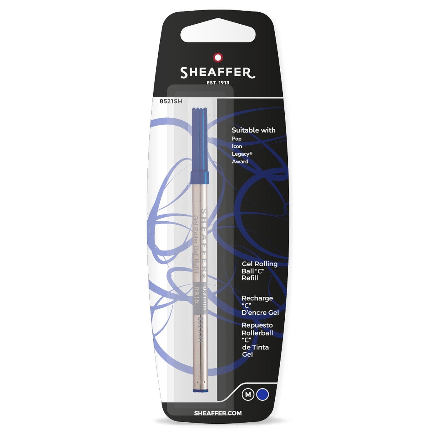 Sheaffer C Style Ballpoint Pen Refill (Blue - M) 8521SH