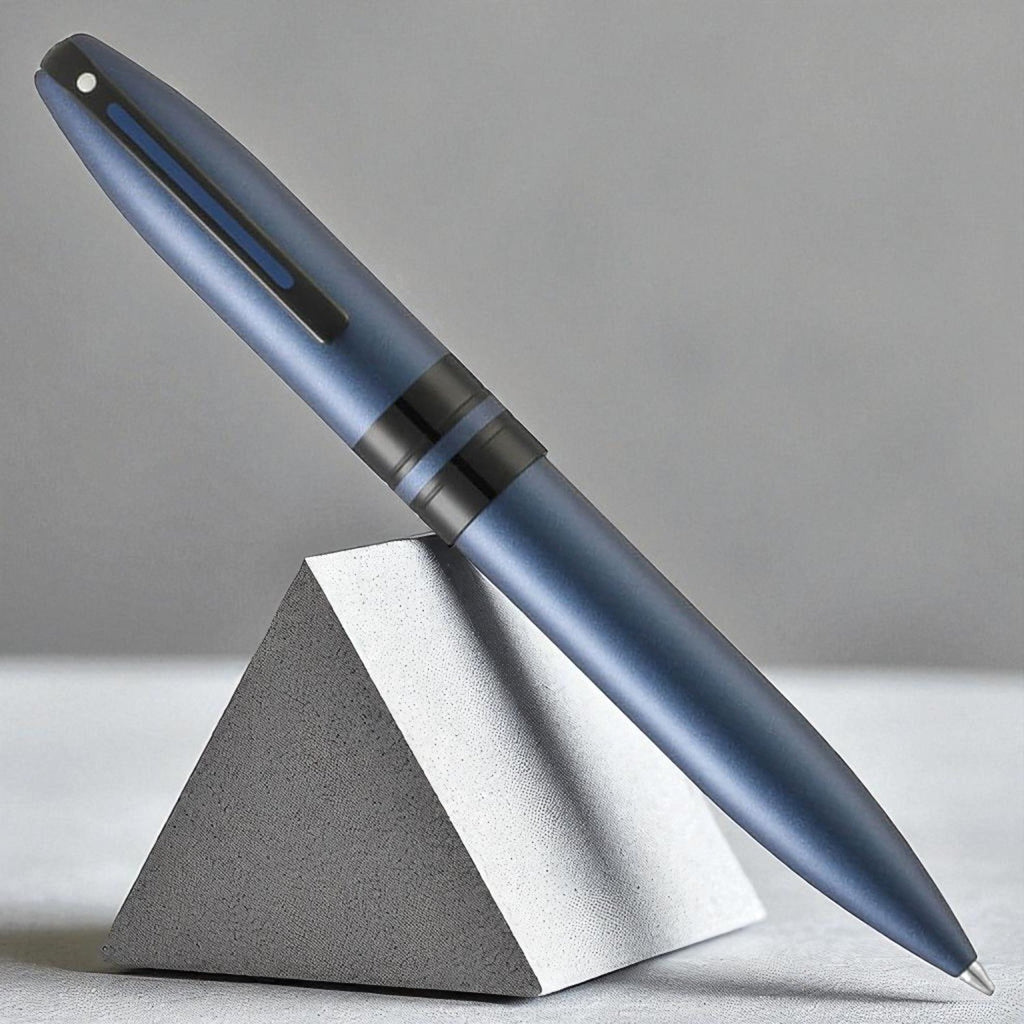 Sheaffer Icon Metallic Blue PVD Ballpoint Pen A9110