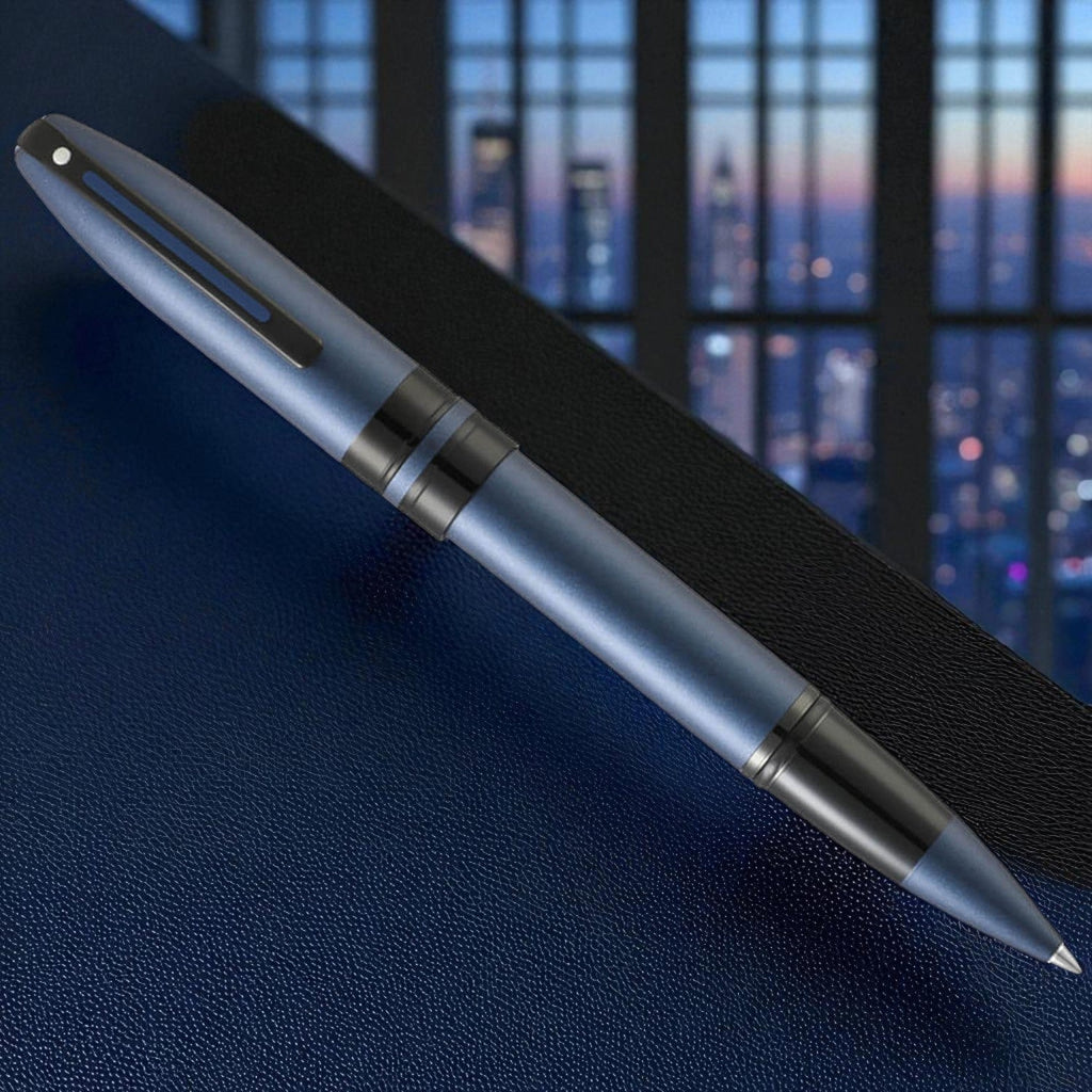 Sheaffer Icon Metallic Blue PVD Roller Ball Pen E9110