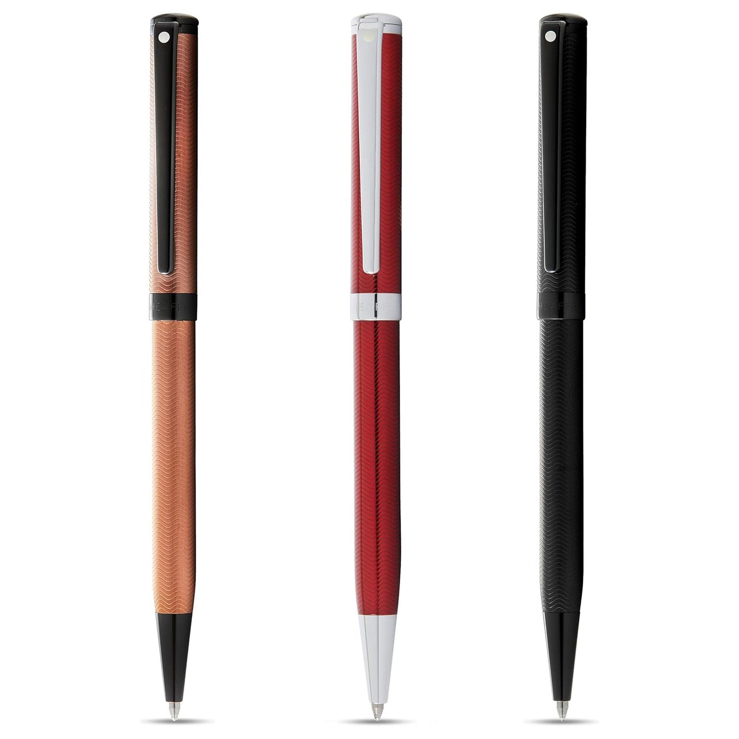Sheaffer Intensity Engraved Translucent Red CT Ballpoint Pen A9245