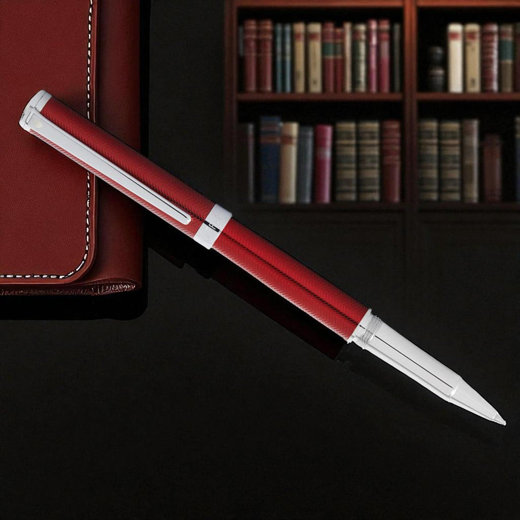 Sheaffer Intensity Engraved Translucent Red CT Roller Ball Pen A9245
