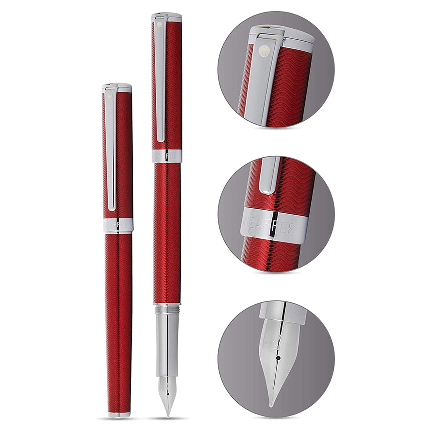 Sheaffer Intensity Translucent Red CT Fountain Pen