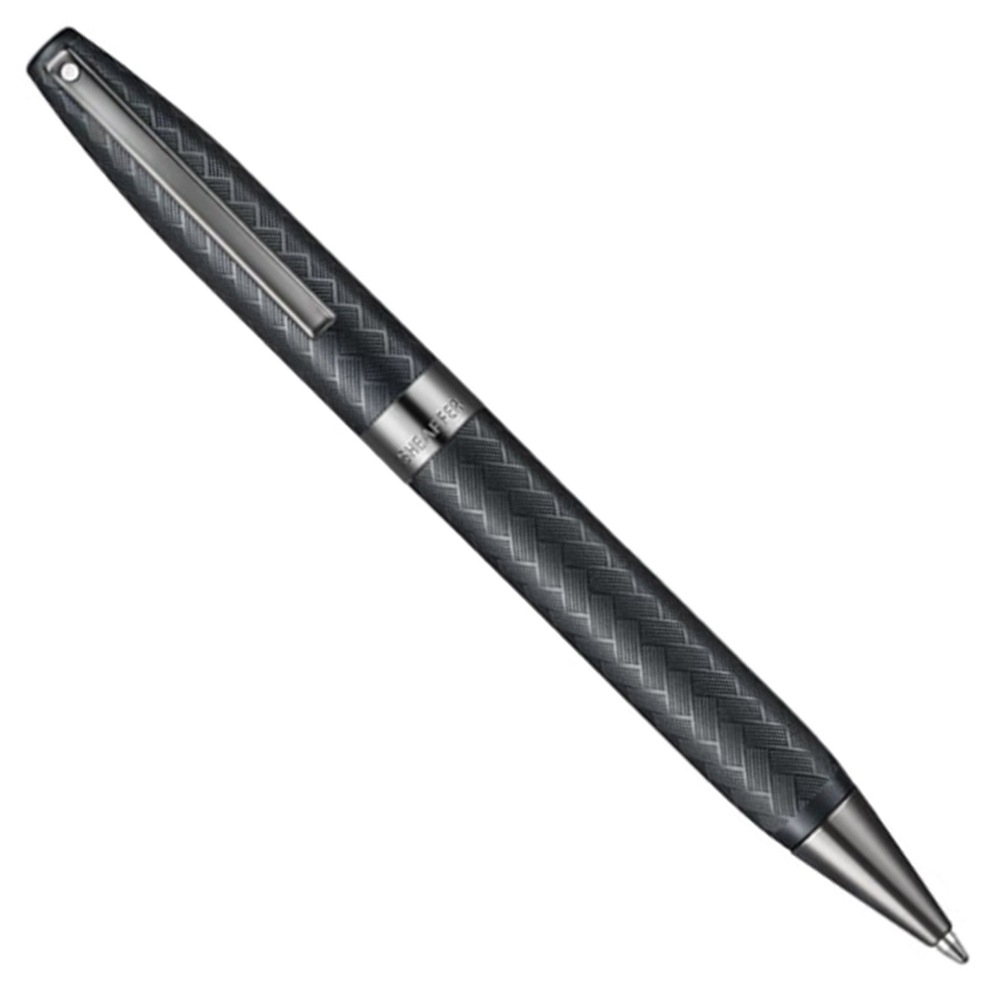 Sheaffer Legacy Chevron Matte Black PVD Ballpoint Pen E2906651