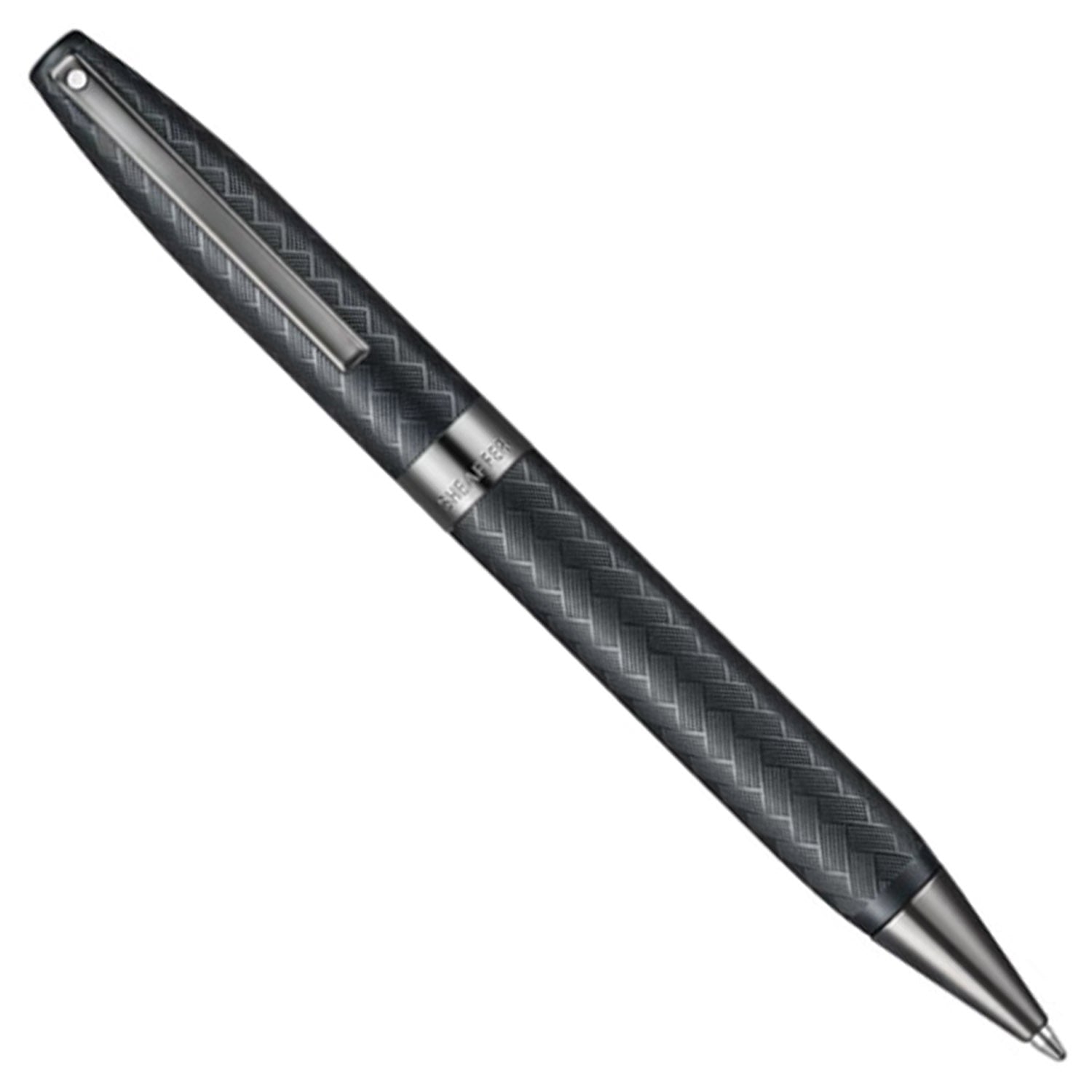 Sheaffer Legacy Chevron Matte Black PVD Ballpoint Pen E2906651