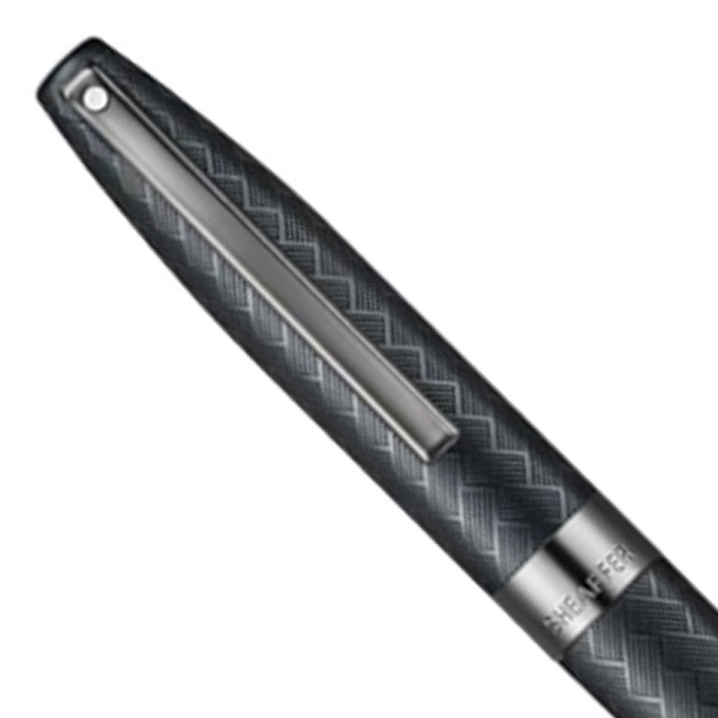 Sheaffer Legacy Chevron Matte Black PVD Ballpoint Pen E2906651