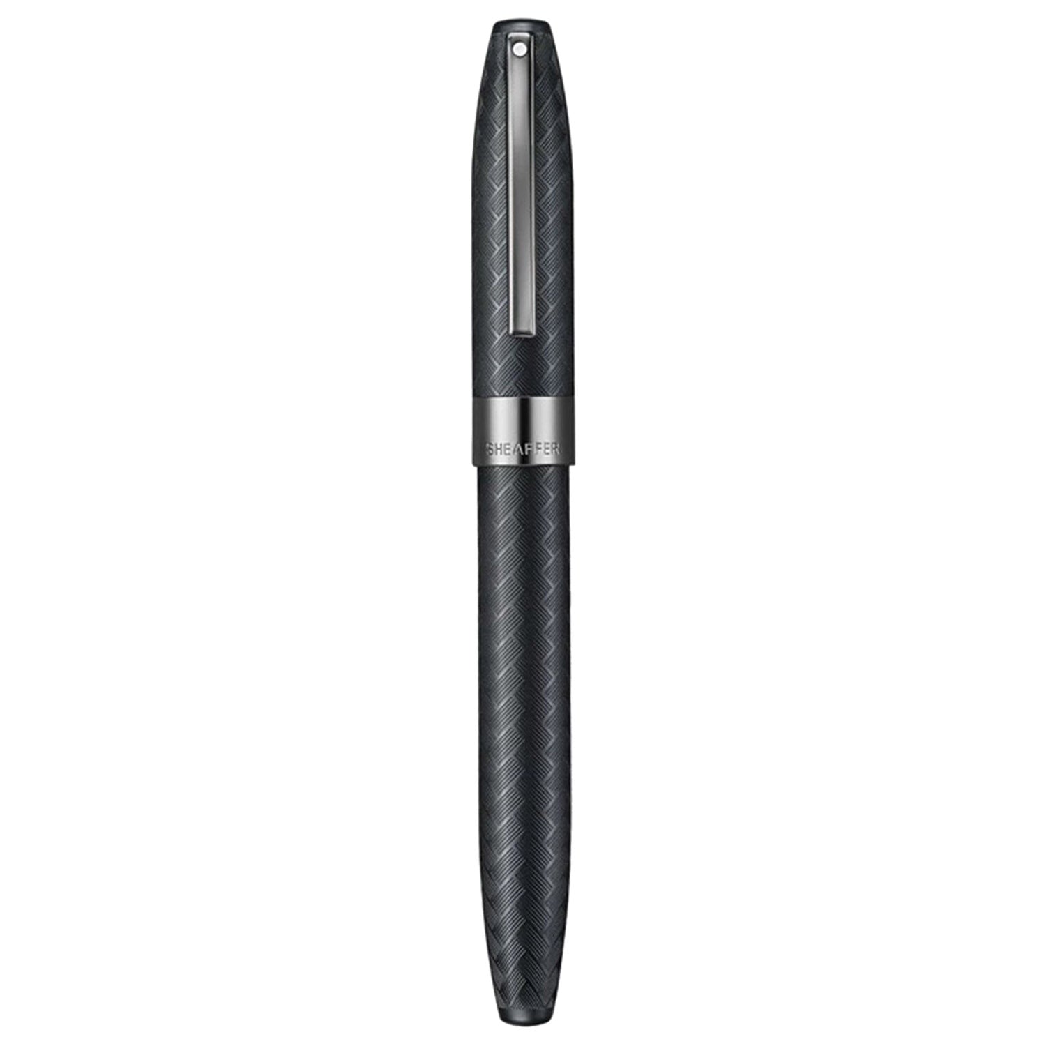 Sheaffer Legacy Chevron Matte Black PVD Fountain Pen
