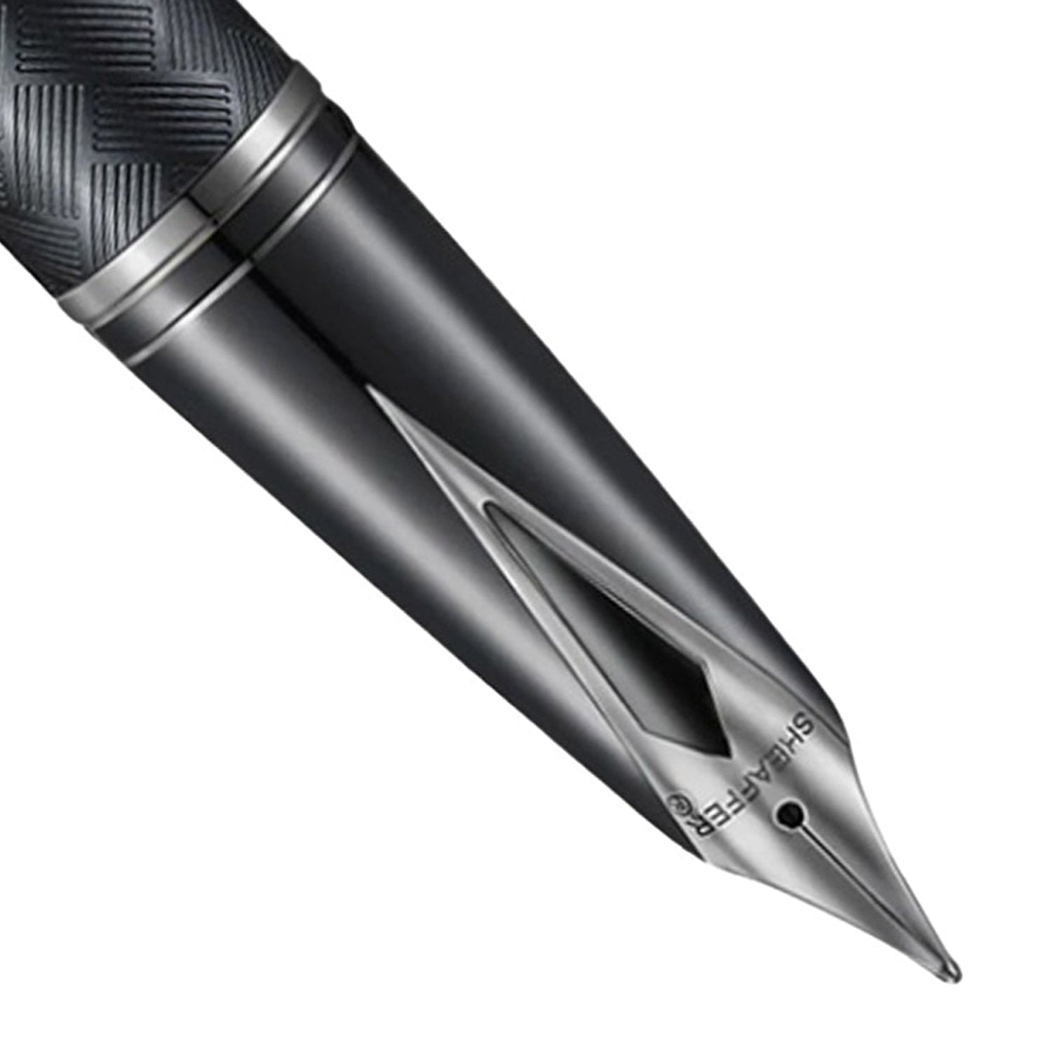 Sheaffer Legacy Chevron Matte Black PVD Fountain Pen