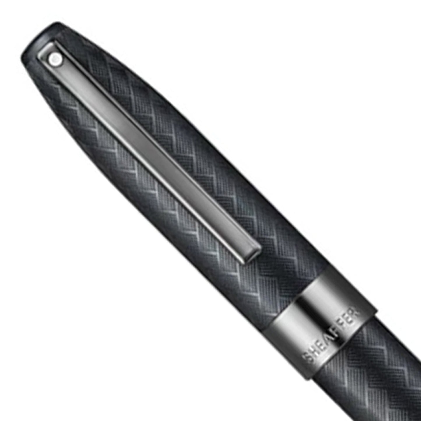 Sheaffer Legacy Chevron Matte Black PVD Fountain Pen