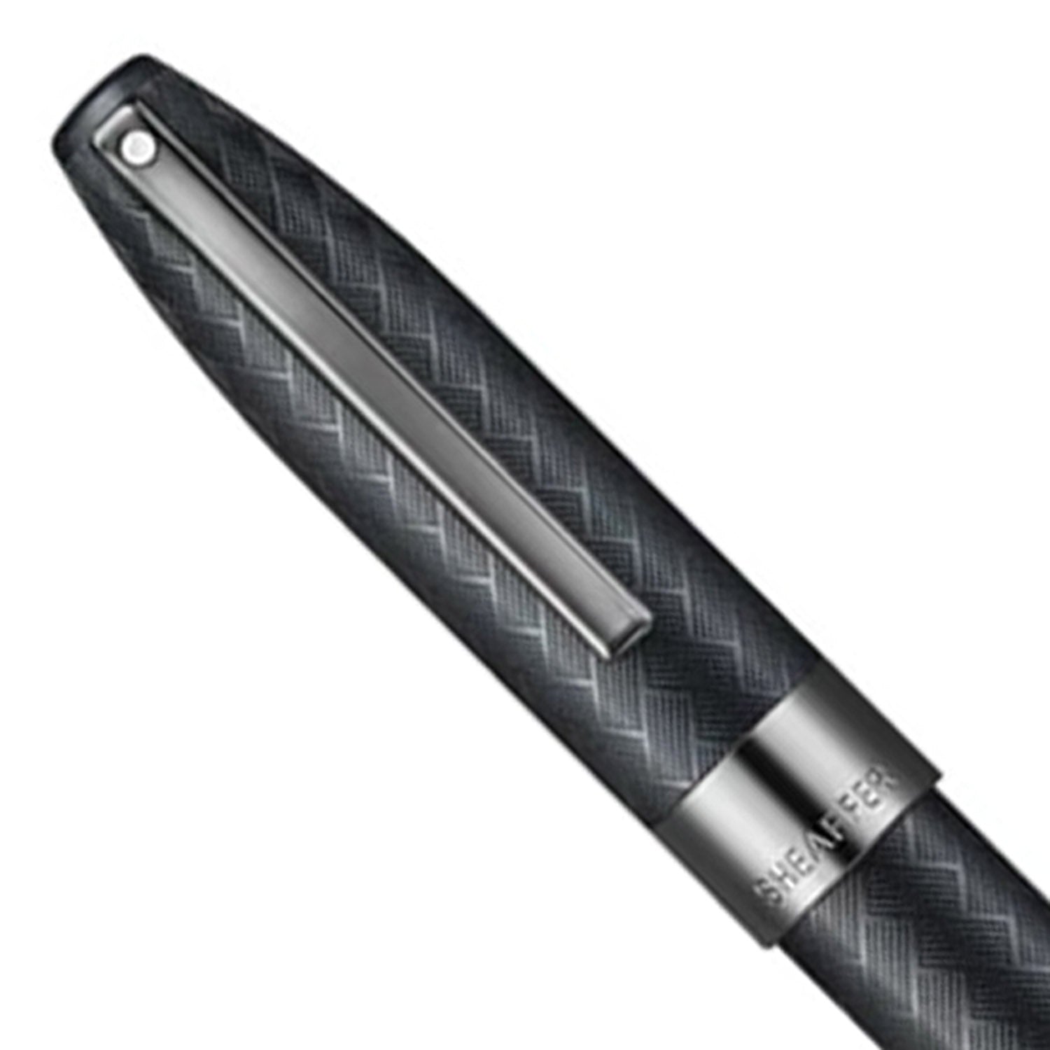Sheaffer Legacy Chevron Matte Black PVD Fountain Pen
