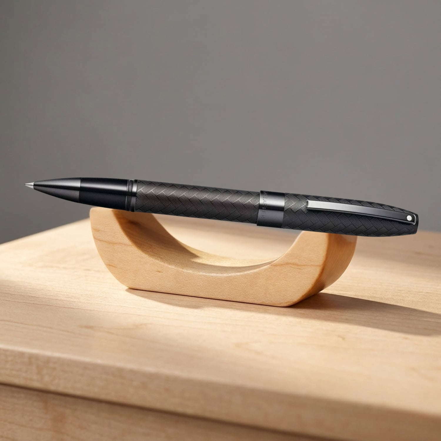 Sheaffer Legacy Chevron Matte Black PVD Roller Ball Pen E1906651