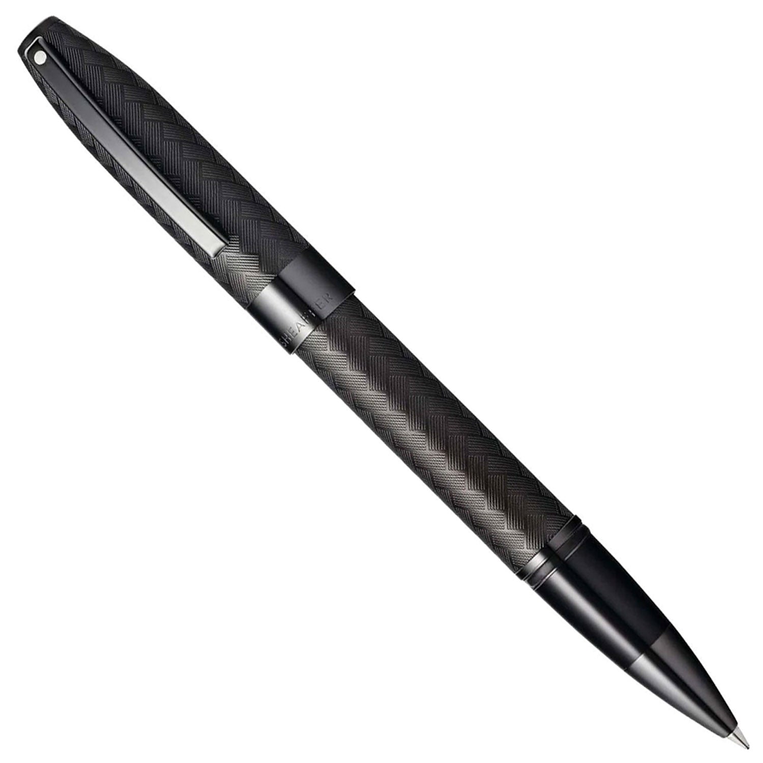 Sheaffer Legacy Chevron Matte Black PVD Roller Ball Pen E1906651