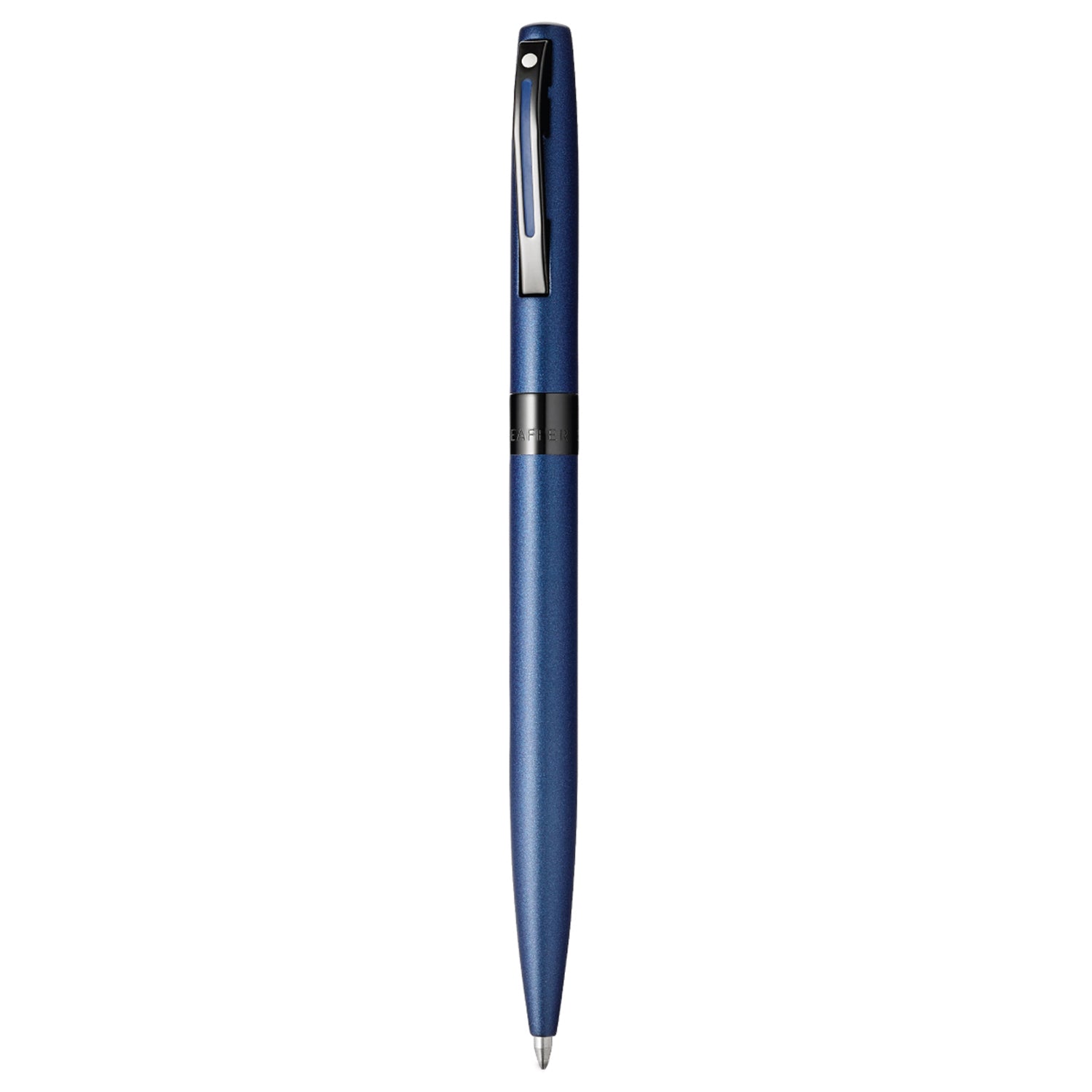 Sheaffer Reminder Matte Blue PVD Ballpoint Pen + Credit Card Holder Gift Set G9018