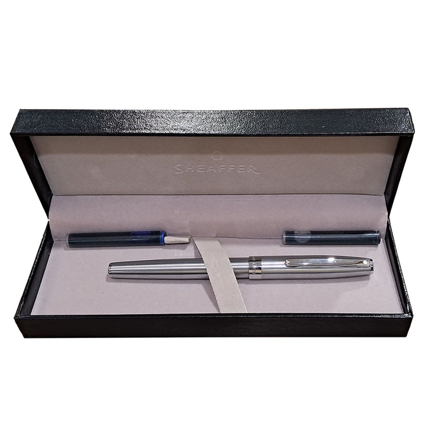 Sheaffer Sagaris Brushed Chrome CT Fountain Pen