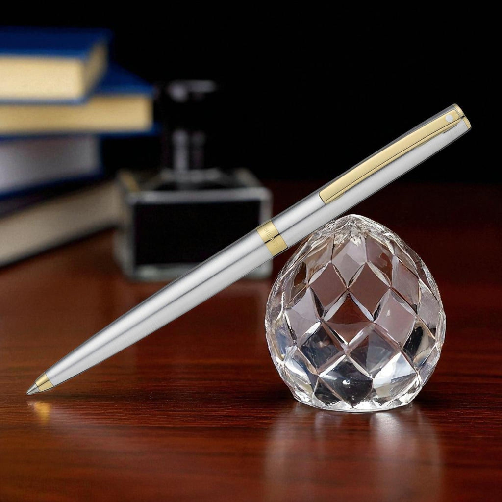 Sheaffer Sagaris Brushed Chrome GT Ballpoint Pen A9473