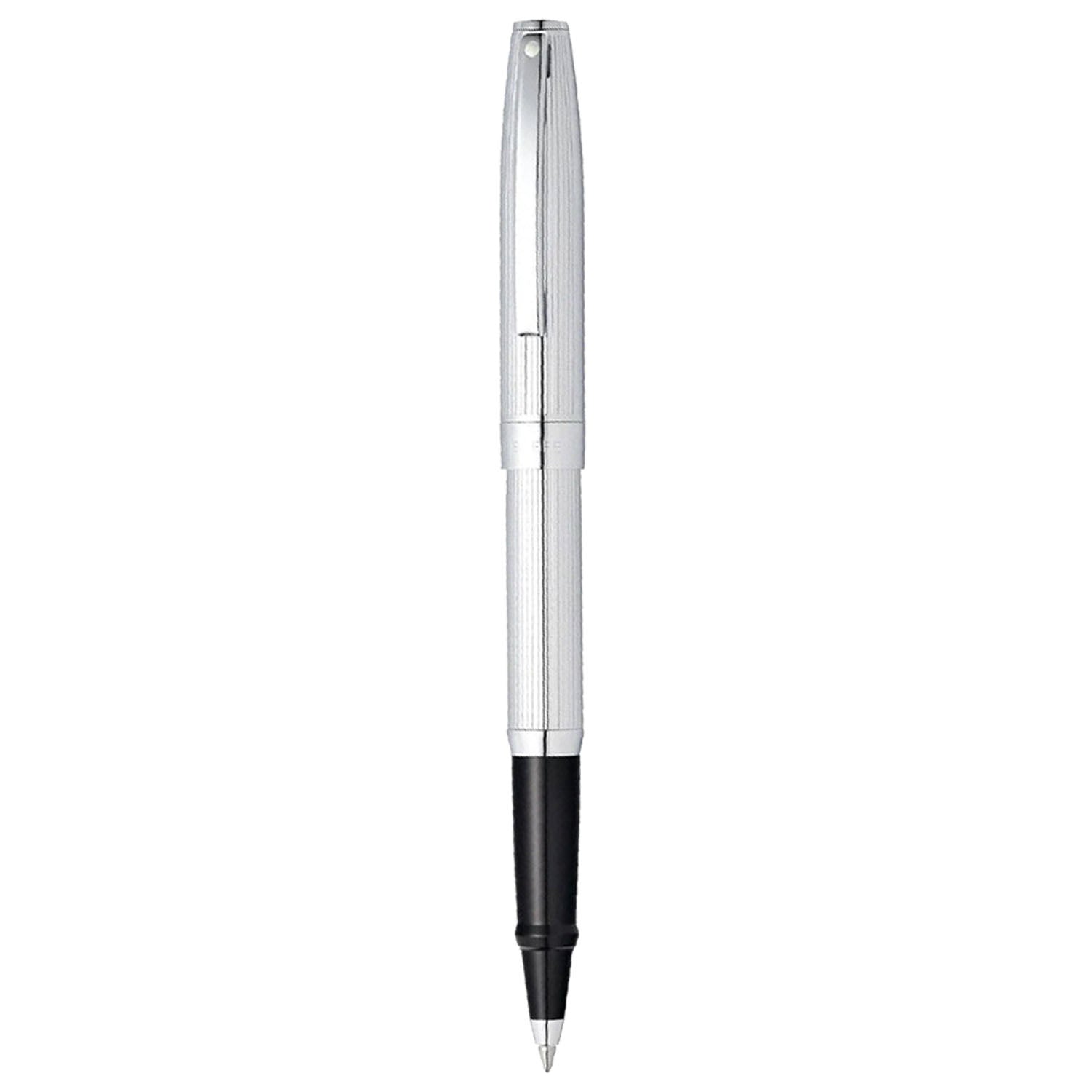 Sheaffer Sagaris Engraved Line Chrome CT Roller Ball Pen A9481